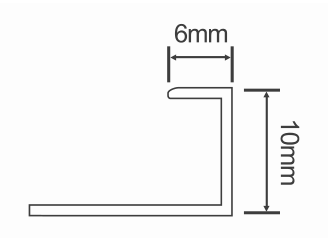 104-N Edge Trimming: section drawing