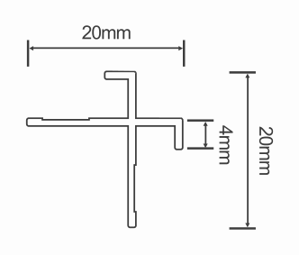 5501 External Corner: section drawing