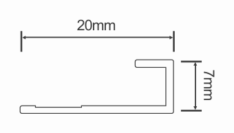 5504 Edge Trimming: section drawing