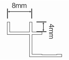 8402 Internal Corner: section drawing