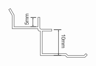 A02 Internal Corner: section drawing
