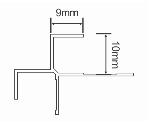 A118 External Corner: section drawing